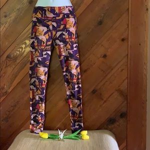Women’s Animal Pattern Purple Leggings